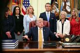 トランプ氏、米石油大手を「もうけすぎ」と非難 小売価格の引き下げ要求