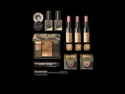 「ボビィブラウン」迷彩柄をラグジュアリーに、新コレクション発売