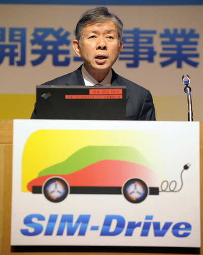慶大発の産学ベンチャー「シム・ドライブ」、EV車開発に34企業・自治体が参加