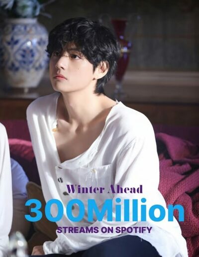 BTS V「Winter Ahead」、Spotify3億回再生突破