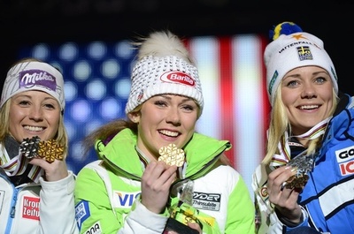 17歳のシフリンが回転制す、アルペンスキー世界選手権