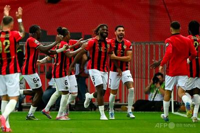 ニースが欧州CL出場権獲得 サンテティエンヌは2部降格