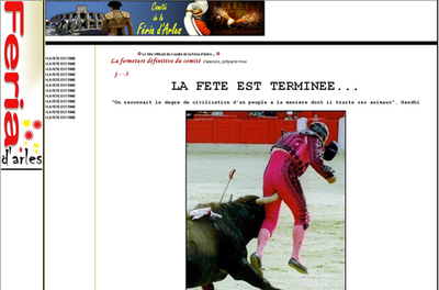 反闘牛ハッカー、「痛い」写真で抗議