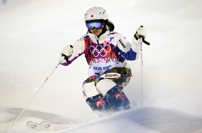 上村、7位で女子モーグル決勝へ ソチ五輪