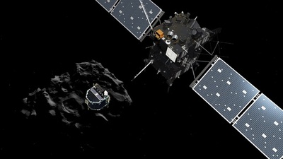 史上初の彗星着陸へ、実験機「フィラエ」母機から分離成功