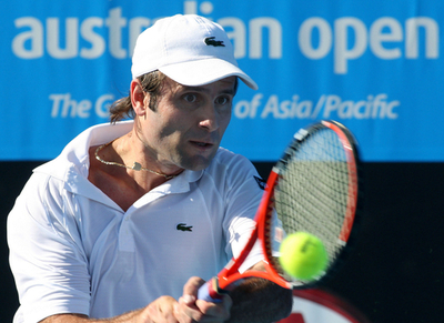 ファブリス・サントロ ストレート勝ちで初戦を突破