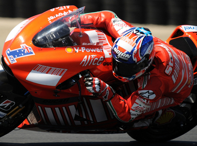 ストーナー 米国GPフリー走行2回目でトップタイム