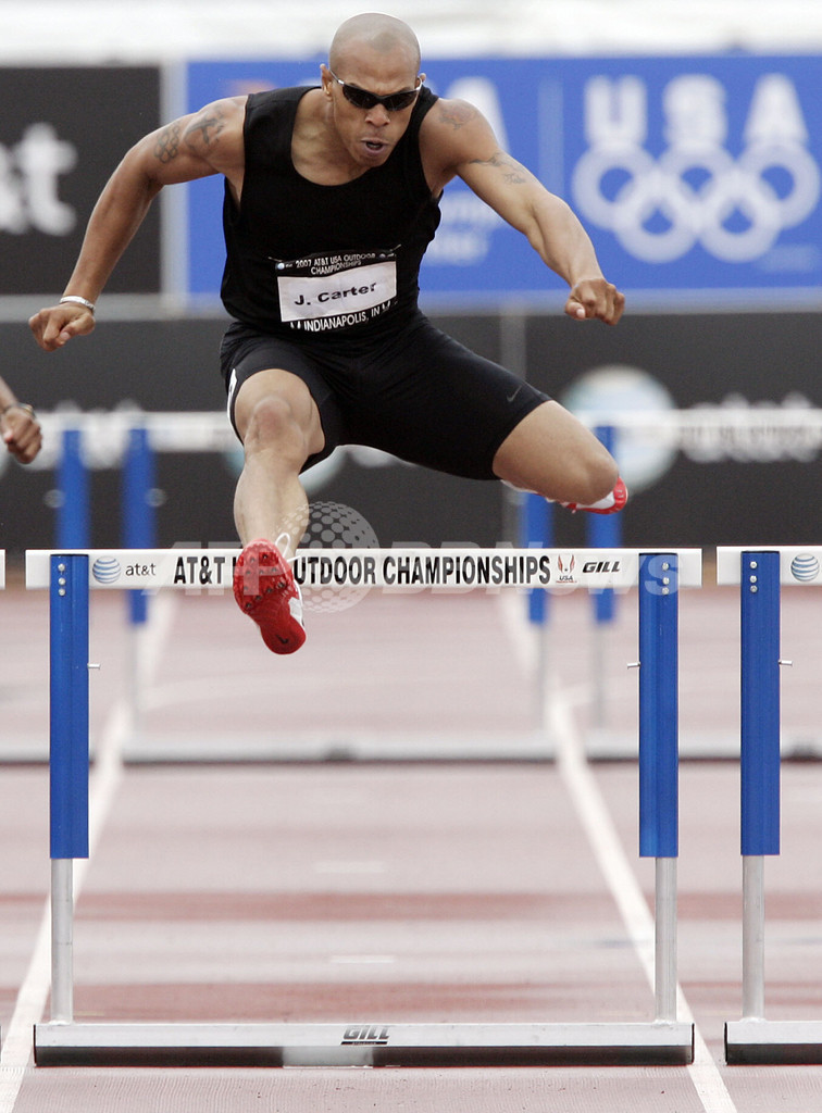 カーター 男子400メートルハードルを制し世界陸上出場権を獲得