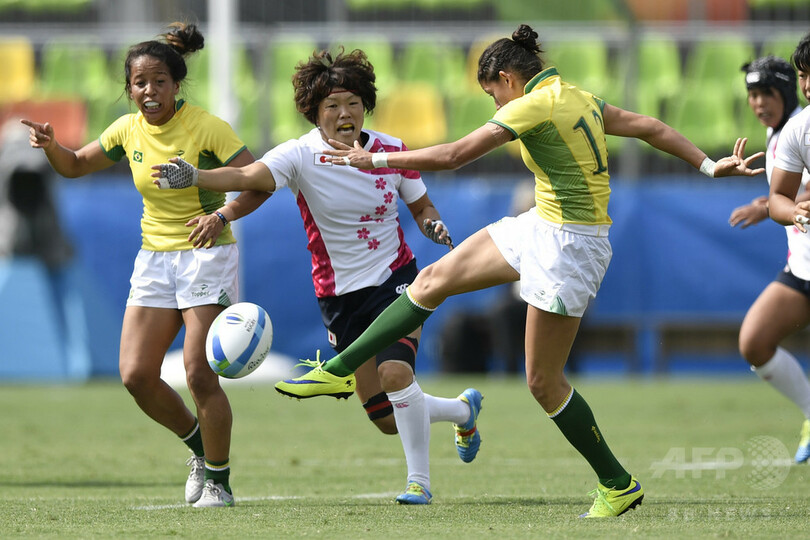 日本、順位決定戦でブラジルに敗れ10位 7人制ラグビー女子