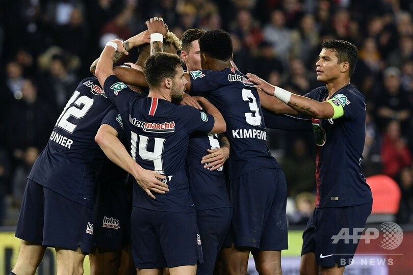 PSG快勝でフランス杯4強入り、エムバペ不在もディ・マリア2得点