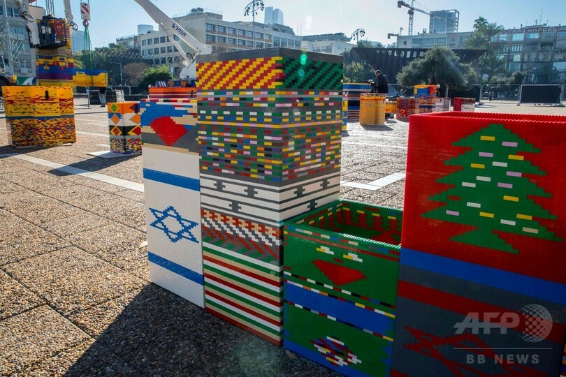高さ36mのレゴタワー、イスラエルで完成 世界記録に挑戦