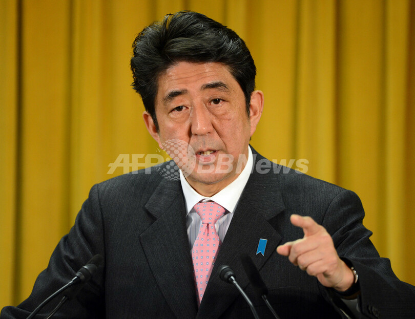 尖閣問題「交渉の余地ない」、安倍総裁会見 経済再生を約束