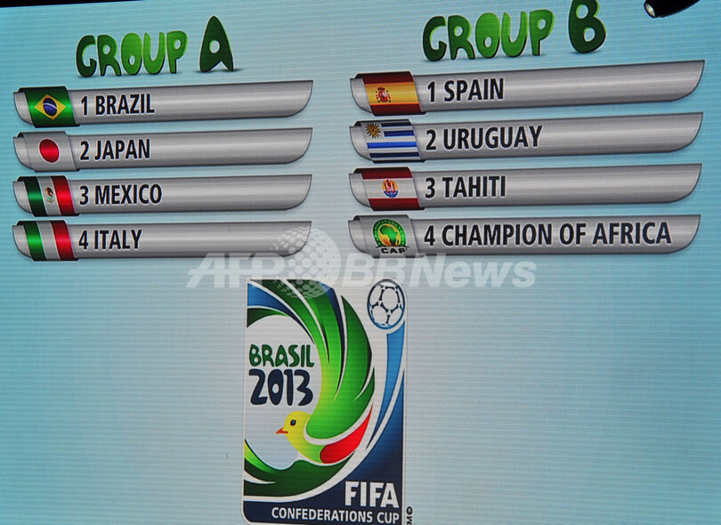 日本は開幕戦でブラジルと対戦、コンフェデ杯