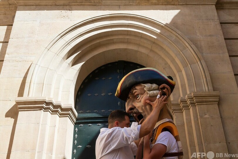巨人と大頭のパレード 「サン・フェルミン祭」 スペイン
