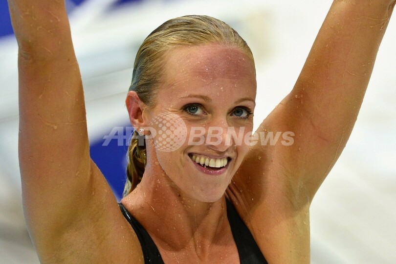 ボルマーが世界新で金メダル、女子100mバタフライ