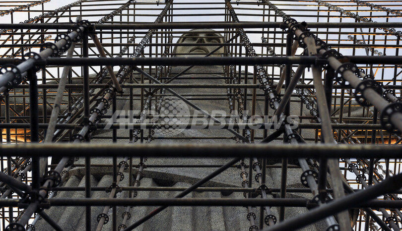 コルコバードのキリスト像、改修始まる ブラジル