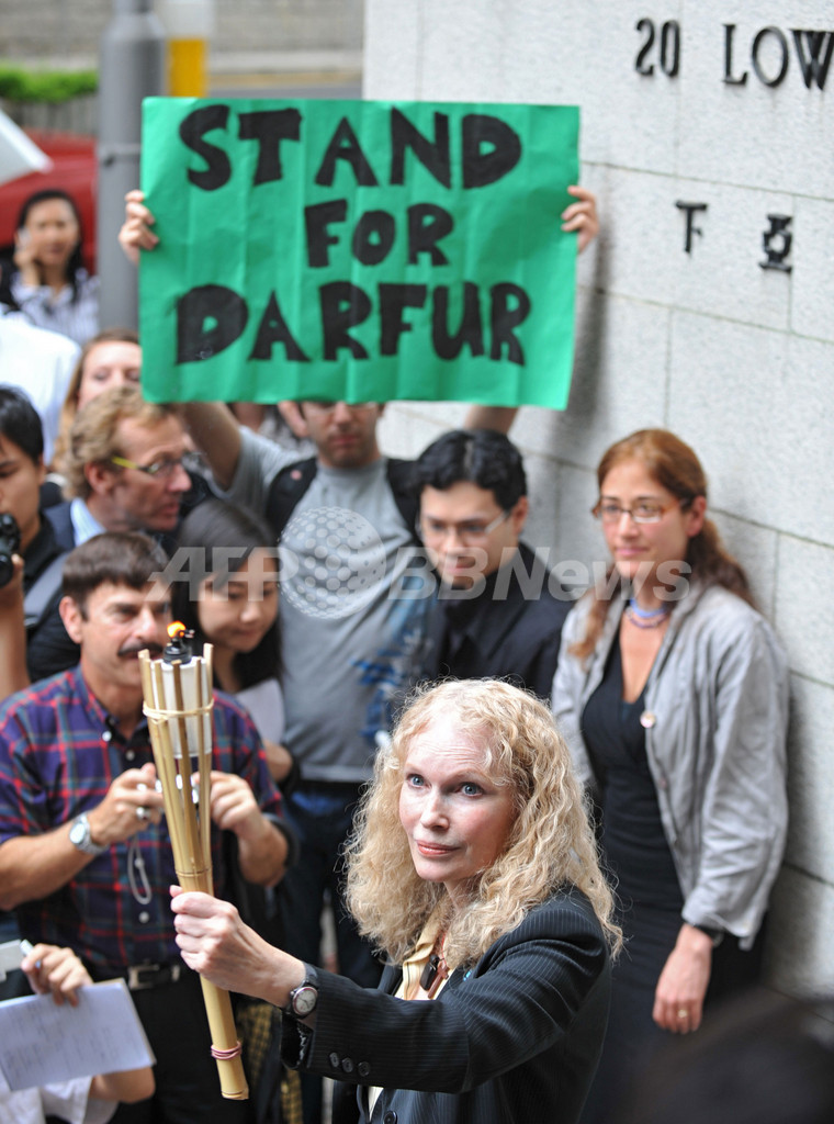 米女優ミア・ファローさん、五輪スポンサー企業を批判