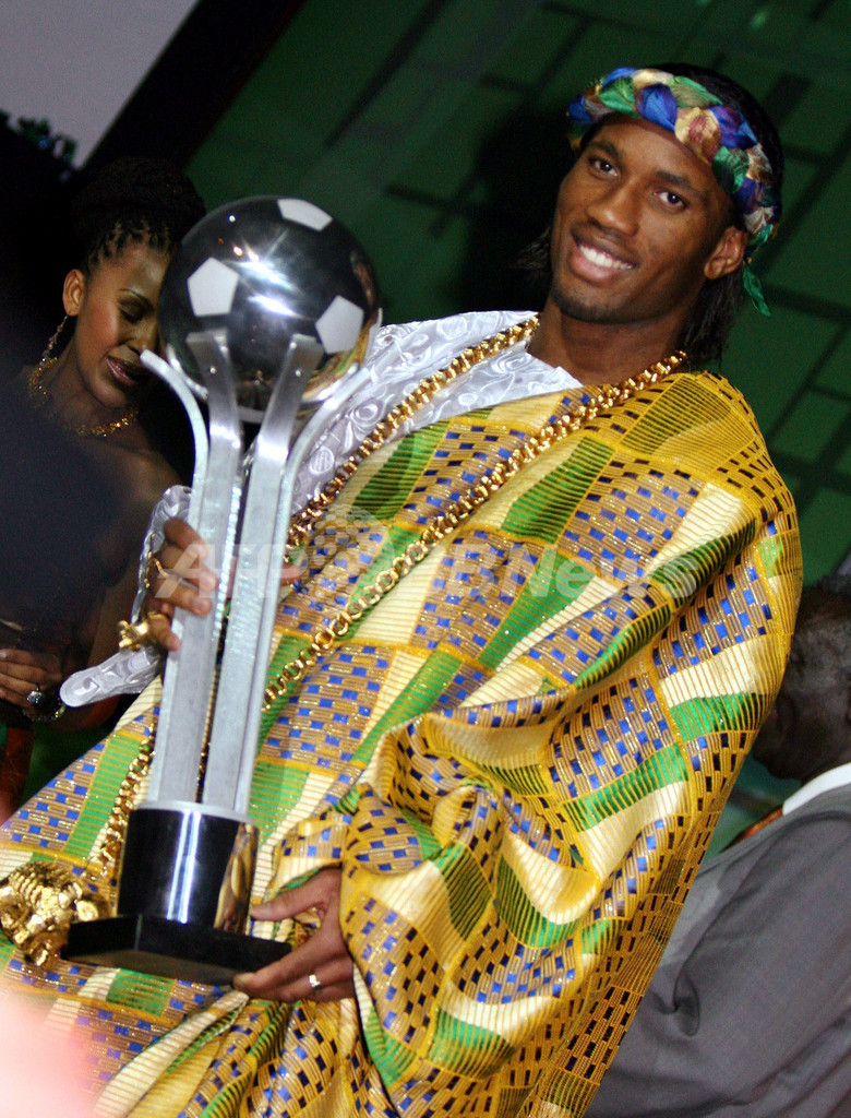 ＜サッカー＞ドログバが2006年アフリカ年間最優秀選手に選出される - ガーナ