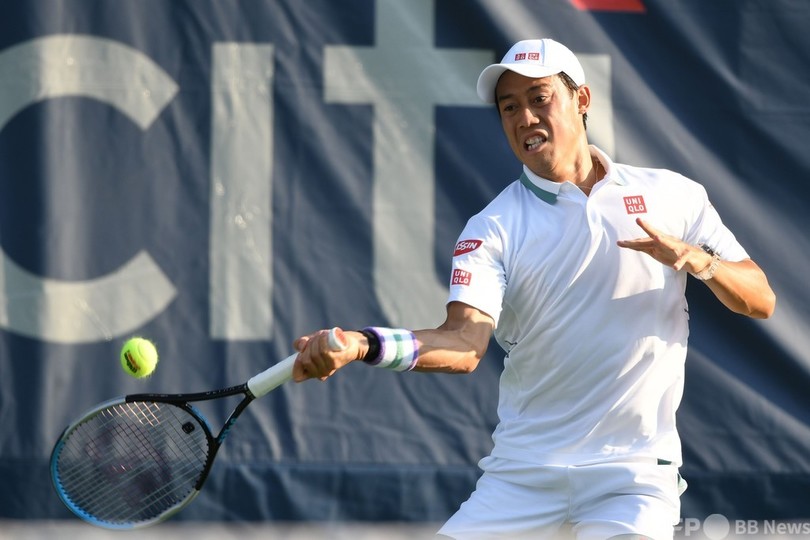 錦織が8強入り ナダル破ったハリスと対戦へ シティop 写真1枚 国際ニュース Afpbb News