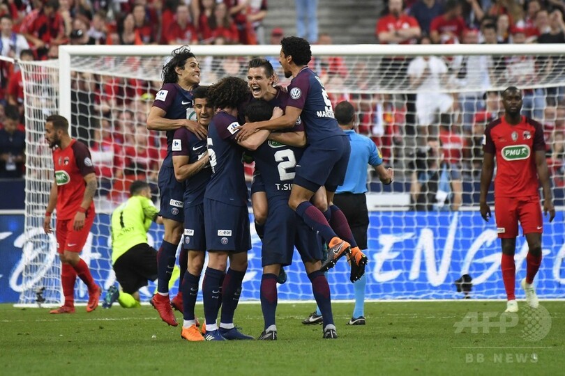 PSGがフランス杯4連覇、3部レ・ゼルビエ下し国内3冠