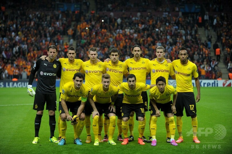 ドルトムント、オーバメヤンの活躍で全勝守る 欧州CL
