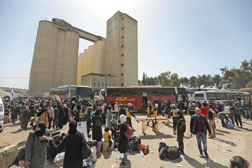 東グータから6700人以上退避 残留勢力との交渉は難航