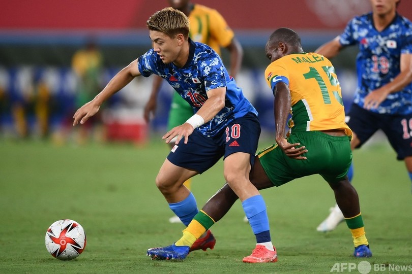 日本が南アに勝利 コロナめぐる「烙印」に敵将苦言も サッカー男子