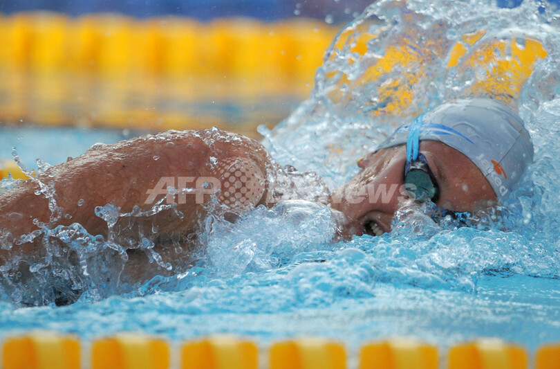 ペレグリニ 女子400メートル自由形で初めて4分を切る、世界水泳
