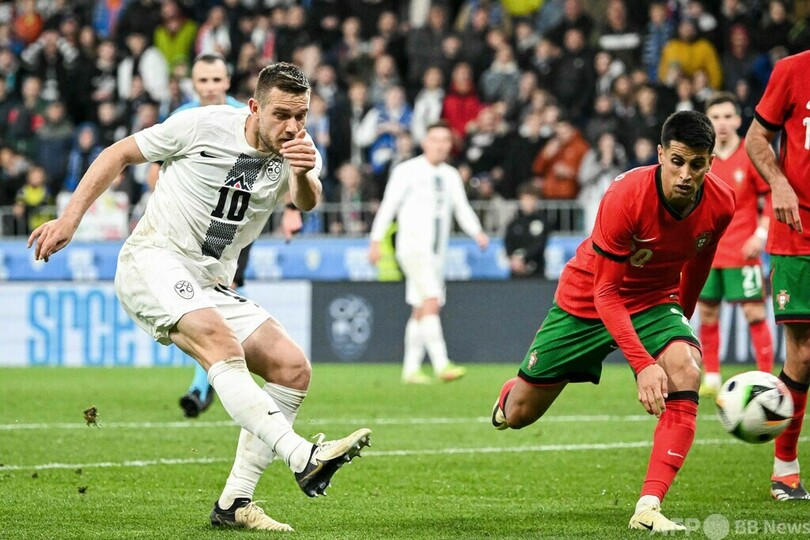 ポルトガルがスロベニアに0-2 新体制で初黒星 サッカー親善試合