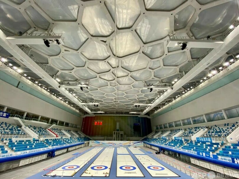 北京冬季五輪　「氷立方」でカーリング2日に競技開始