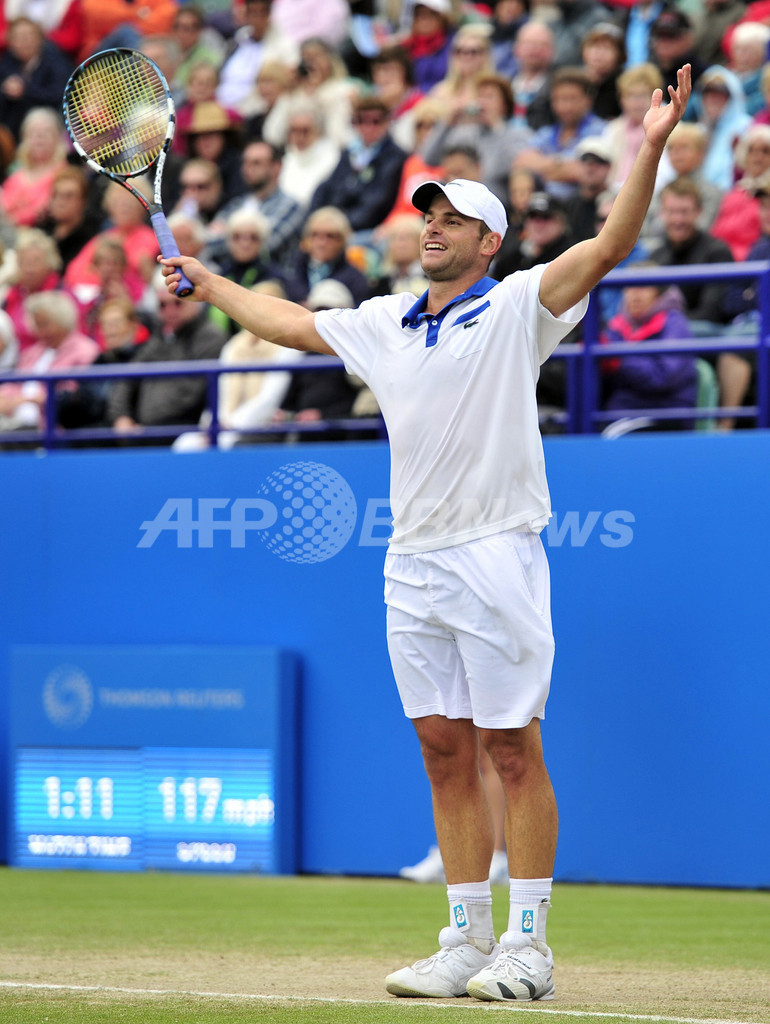 ロディックがウィンブルドン前哨戦で優勝、エイゴン国際