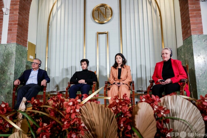 獄中のイラン女性人権活動家、子どもがノーベル平和賞を代理受賞