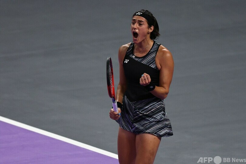 ガルシアが4強入り、カサキナとの激戦制す WTAファイナルズ