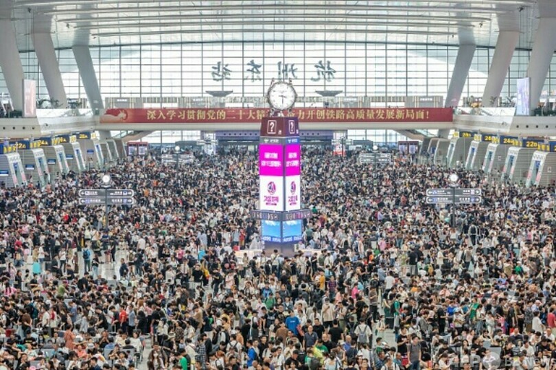 中国の大型連休初日 マイカー旅行が過去ピーク突破の見通し