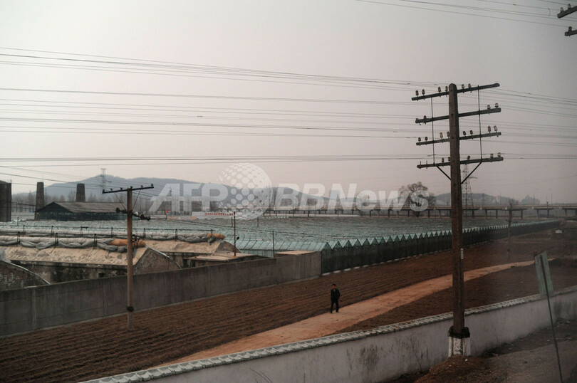 車窓から見た北朝鮮の暮らし、AFP記者が撮影