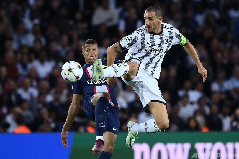 PSGがユーベ下し白星発進、エムバペ2発 欧州CL