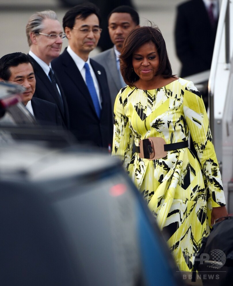 ミシェル・オバマ米大統領夫人、ファーストレディーとして初来日