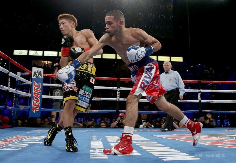 井上が米デビュー戦で6回TKO勝ち、6度目の王座防衛