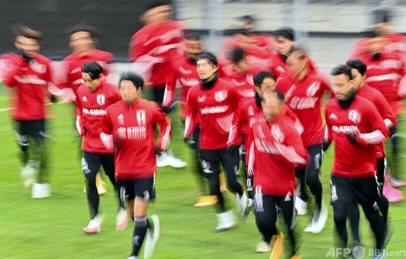 サッカー日本代表がトレーニング パナマ戦を翌日に控え