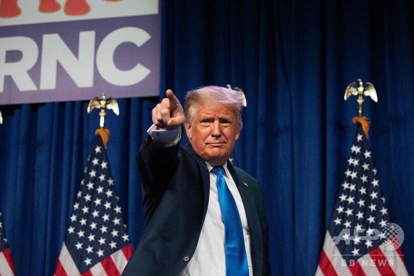 トランプ氏、共和党候補に正式指名 「不正選挙」主張