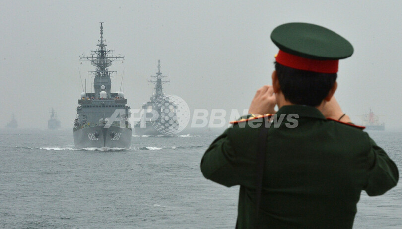 海上自衛隊の観艦式、相模湾