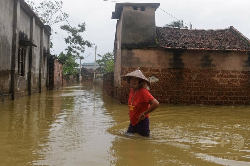 ベトナム豪雨災害の死者72人に さらなる被害に警戒呼び掛け