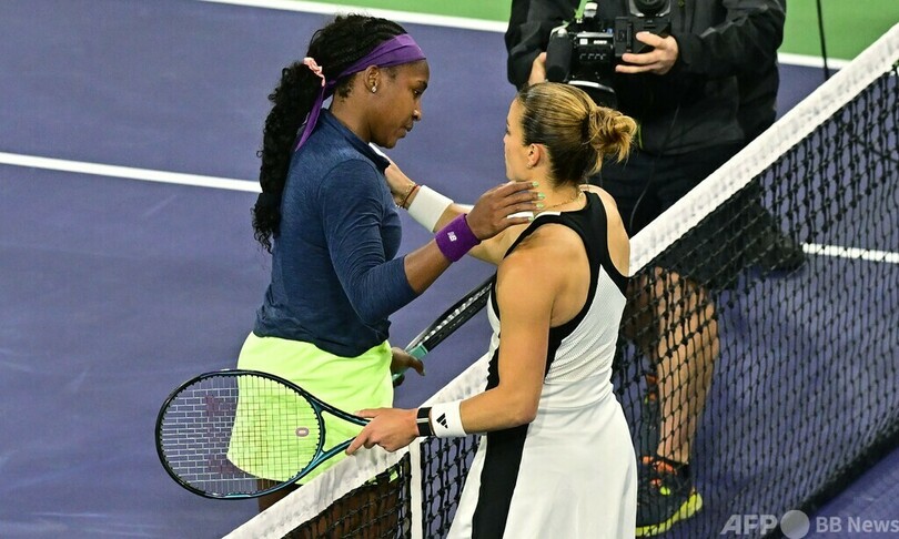 サッカリがBNPパリバOP決勝へ 雨で2時間中断の試合制す 