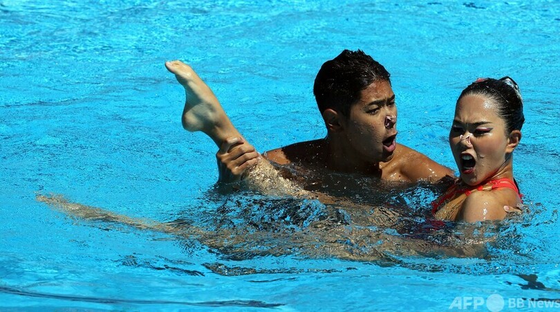 佐藤組が2個目の銀 世界水泳AS、混合デュエット