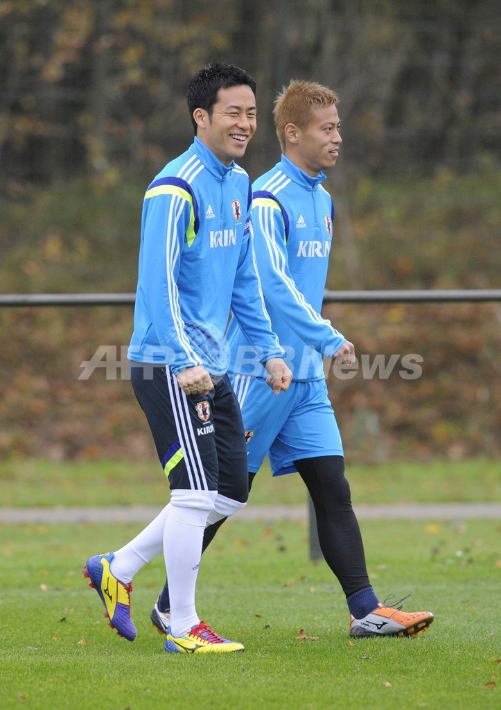 サッカー日本代表、オランダ戦控えベルギーで練習