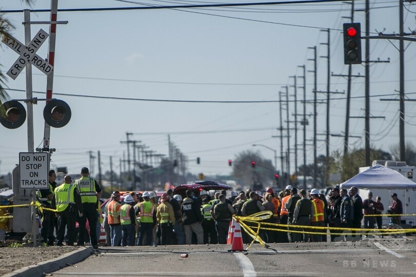 米カリフォルニア州で列車がトラックと衝突、28人負傷