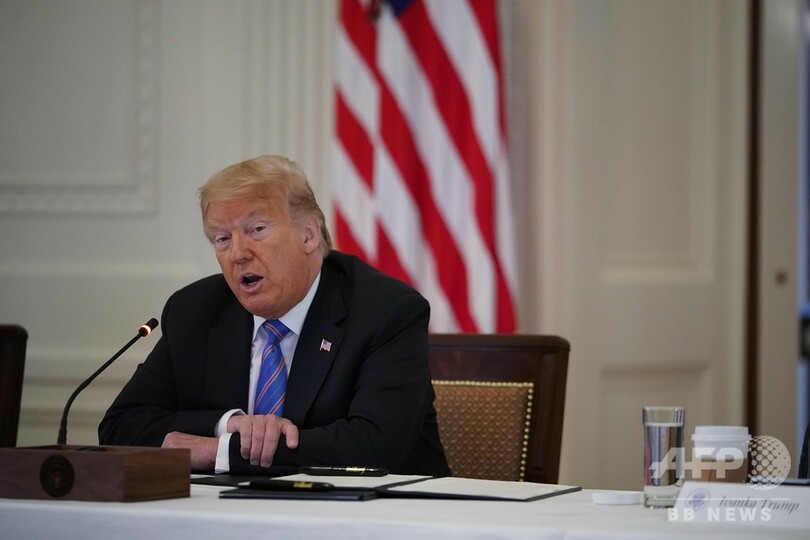 トランプ氏、「ホワイトパワー」動画をリツイート、その後削除