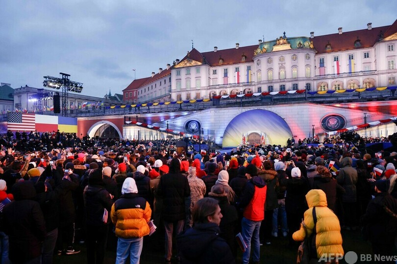 「ロシアは決して勝利せず」 米大統領、ポーランドで演説