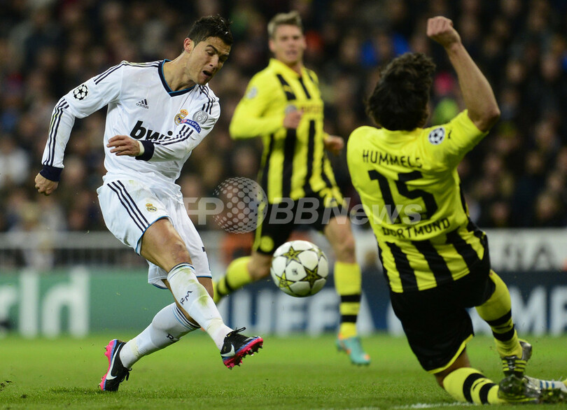 レアル、終了間際の得点でドルトムントとドロー 欧州CL