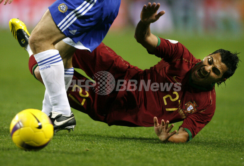 ＜サッカー 欧州選手権2008・予選＞ポルトガル グループ2位を守り本大会出場を決める